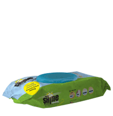 Inztashine Home 10 count flatpack wipes