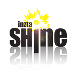 Circular Inztashine Cleaning Logo with blue background