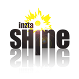 Circular Inztashine Cleaning Logo with blue background